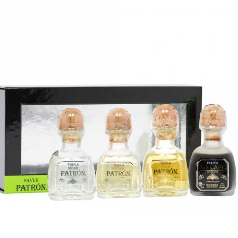 PATRÓN テキーラ 4本ギフトセット2箱 Patron Mini Gift Set 4 x 5Cl